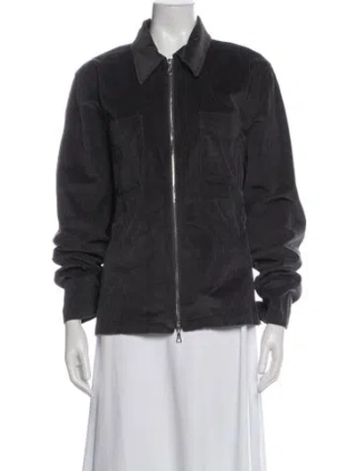 Pre-owned Officine Generale Jacket In Gray