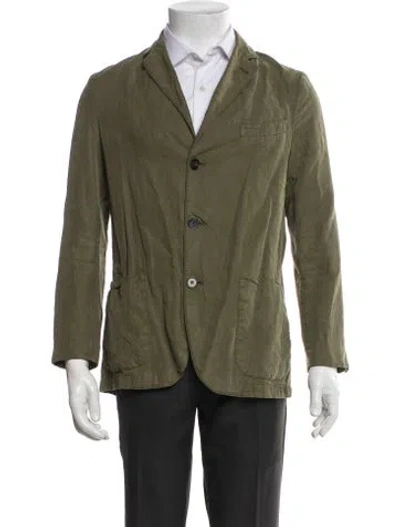 Pre-owned Officine Generale Jacket In Green