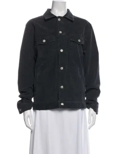 Pre-owned Officine Generale Jacket In Grey