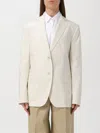 Officine Generale Charlene Pie Blazer In White