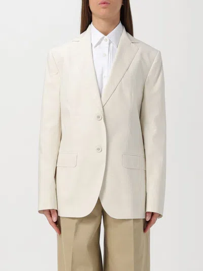 OFFICINE GENERALE BLAZER OFFICINE GÉNÉRALE WOMAN COLOR WHITE,F47176001