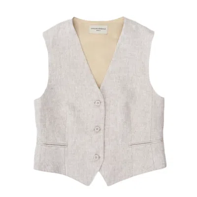 Officine Generale Jackets Beige In Neutral