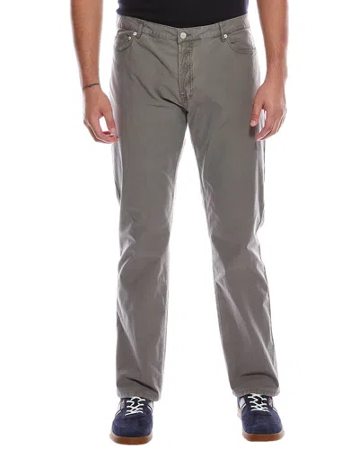 Officine Generale James 5-pocket Pigment-dyed Pant In Gray