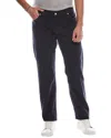 Officine Generale James Pigment-dyed Baby Corduroy Pant In Black