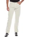Officine Generale James Pigment-dyed Baby Corduroy Pant In White