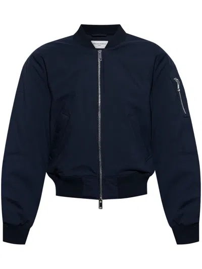 Officine Generale Long-sleeved Casual Jacket In Black