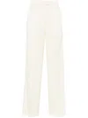 Officine Generale Nastia High-waist Palazzo Pants In White