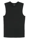 Officine Generale Officine Générale Tank Tee Pgmt Dye Lyocell Co In Schwarz
