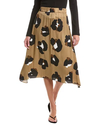 Officine Generale Joya Skirt In Brown