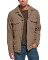 Officine Generale Judas Houndstooth Wool-blend Jacket In Brown