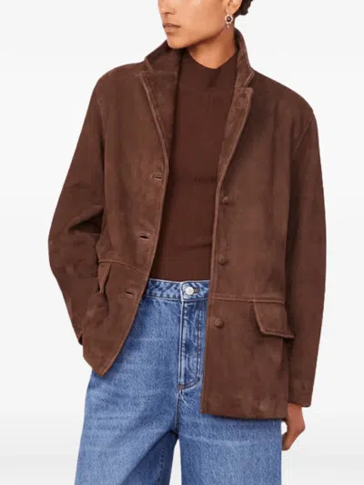 Officine Generale Kataline Blazer In Brown