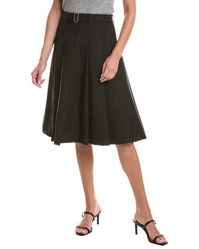 Officine Generale Kendra Wool & Mohair-blend Skirt In Black