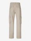 Officine Generale Officine Générale Kyan Cargo Trousers In Beige