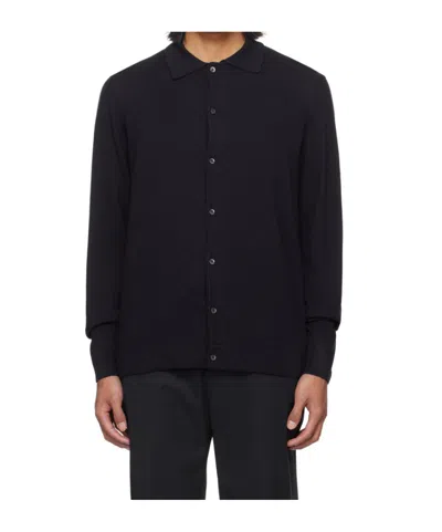 Officine Generale Lapel Long Sleeve Sweater