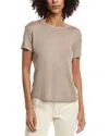 Officine Generale Lara Linen-blend T-shirt In Neutral