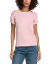 Officine Generale Lara Linen-blend T-shirt In Pink