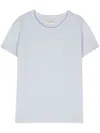 Officine Generale Officine Générale Lara Piece Dyed French Linen In Blue