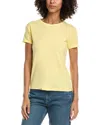 Officine Generale Lara Pigment-dyed T-shirt In Yellow