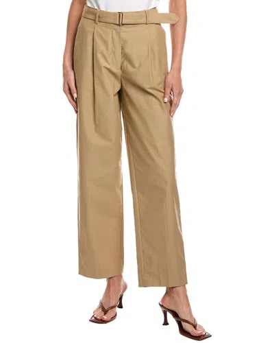 Officine Generale Lauren Pant In Gold