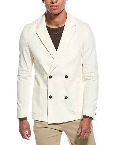 Officine Generale Leon Corduroy Jacket In White