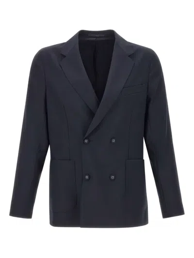 OFFICINE GENERALE LEON DOUBLE-BREASTED BLAZER