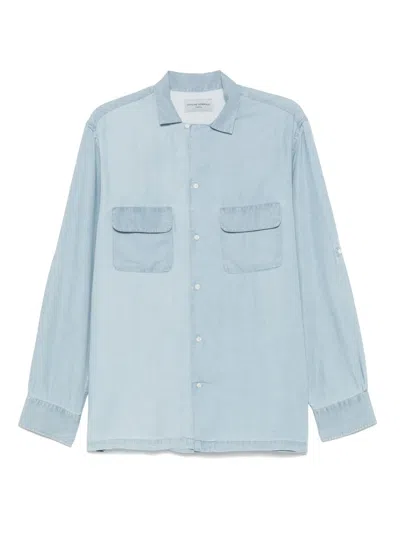 Officine Generale Leto Shirt In Blue