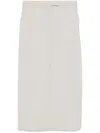 Officine Generale Skirt Officine Générale Woman Color Grey In White