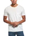 Officine Generale Linen-blend T-shirt In White