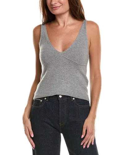 Officine Generale Loane Wool Tank Top In Gray