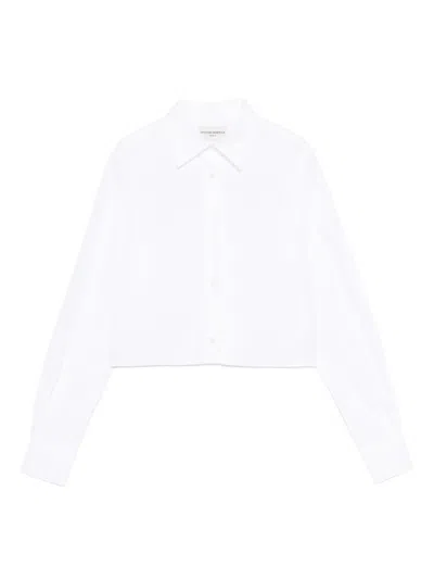 Officine Generale Long-sleeve Button-up Shirt In White