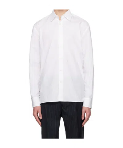 Officine Generale Long Sleeve Shirt In White