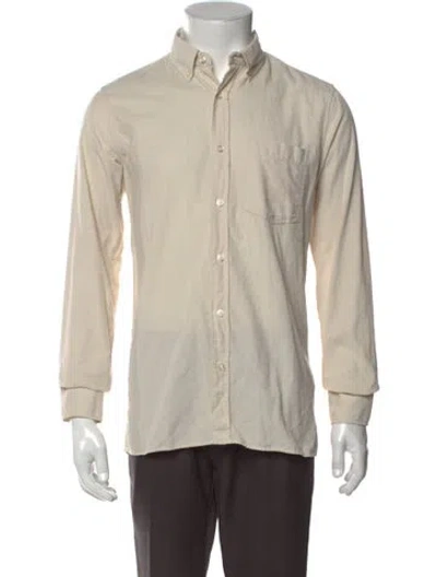 Pre-owned Officine Generale Long Sleeve Shirt In Neutral