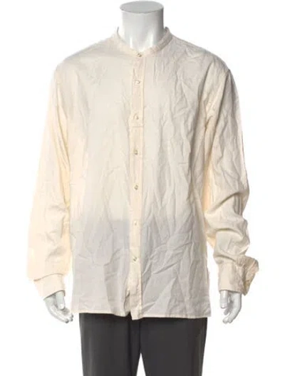 Pre-owned Officine Generale Long Sleeve Shirt In Neutral
