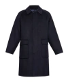 Officine Generale Officine Générale Classic Tailored Coat In Black