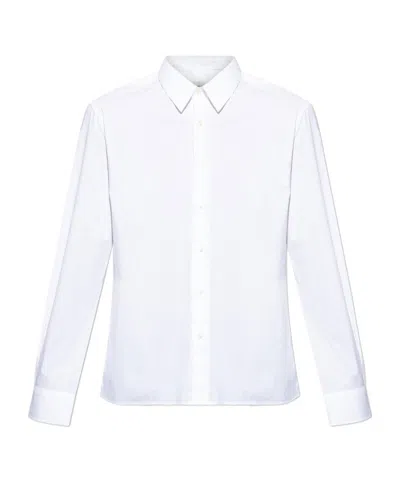 Officine Generale Long-sleeved Shirt In White