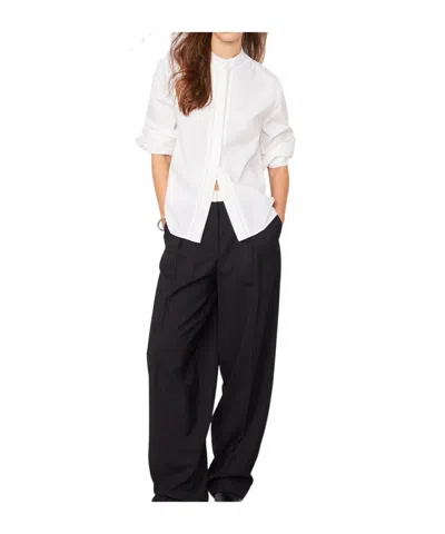 Officine Generale Long-sleeved Shirt In White