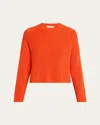 Officine Generale Luccita Crewneck Sweater In Acid Sun