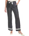 Officine Generale Magali Silk Pant In Black