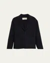 Officine Generale Malgosia Jacket In Blue