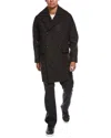 Officine Generale Malone Houndstooth Wool Coat In Black