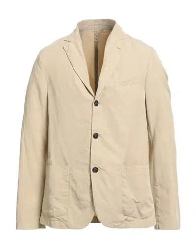 Officine Generale Officine Générale Man Blazer Beige Size 44 Lyocell, Linen, Cotton