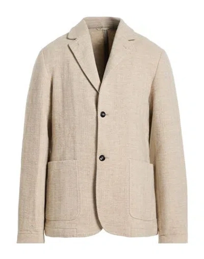 Officine Generale Officine Générale Man Blazer Beige Size 46 Virgin Wool In Neutral