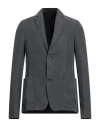 Officine Generale Officine Générale Man Blazer Grey Size 44 Lyocell, Linen, Cotton In Gray