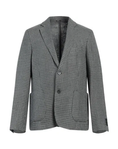 Officine Generale Officine Générale Man Blazer Grey Size 46 Linen, Cotton