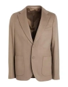 Officine Generale Officine Générale Man Blazer Khaki Size 40 Wool, Cashmere In Brown