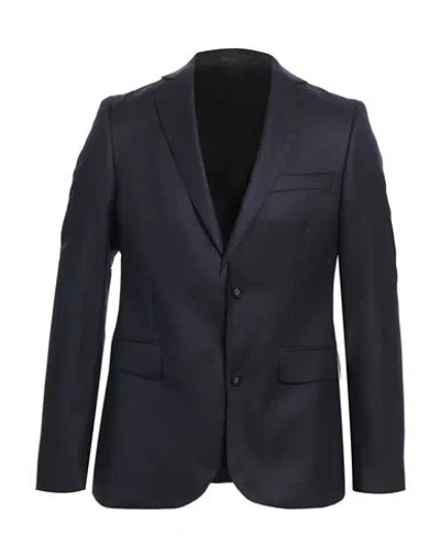 Officine Generale Officine Générale Man Blazer Midnight Blue Size 46 Wool