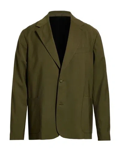 Officine Generale Officine Générale Man Blazer Military Green Size 44 Virgin Wool