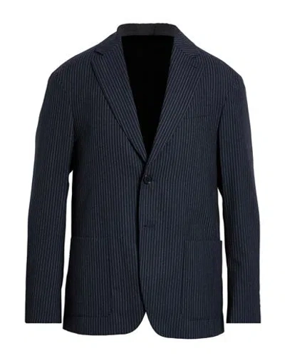 Officine Generale Officine Générale Man Blazer Navy Size 44 Wool In Blue