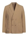 Officine Generale Officine Générale Man Blazer Sand Size 44 Organic Cotton In Neutral