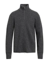 Officine Generale Officine Générale Man Cardigan Charcoal Size M Virgin Wool